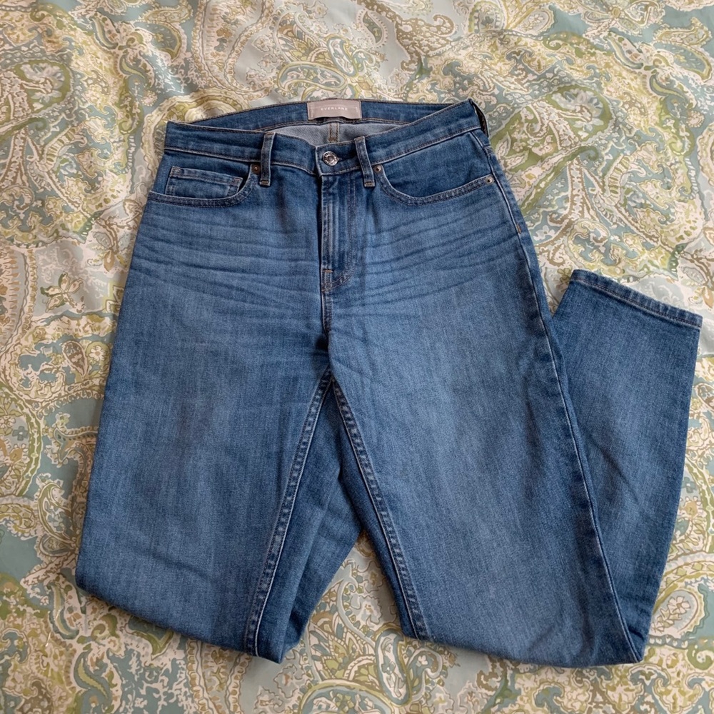 Everlane High-Rise Skinny Jeans, Size 26 Ankle